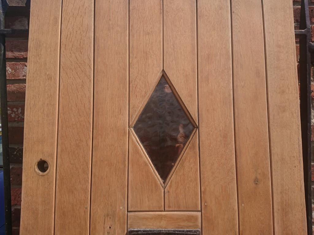 <p>Oak Front Door</p><p>81 cm x 203 cm</p>