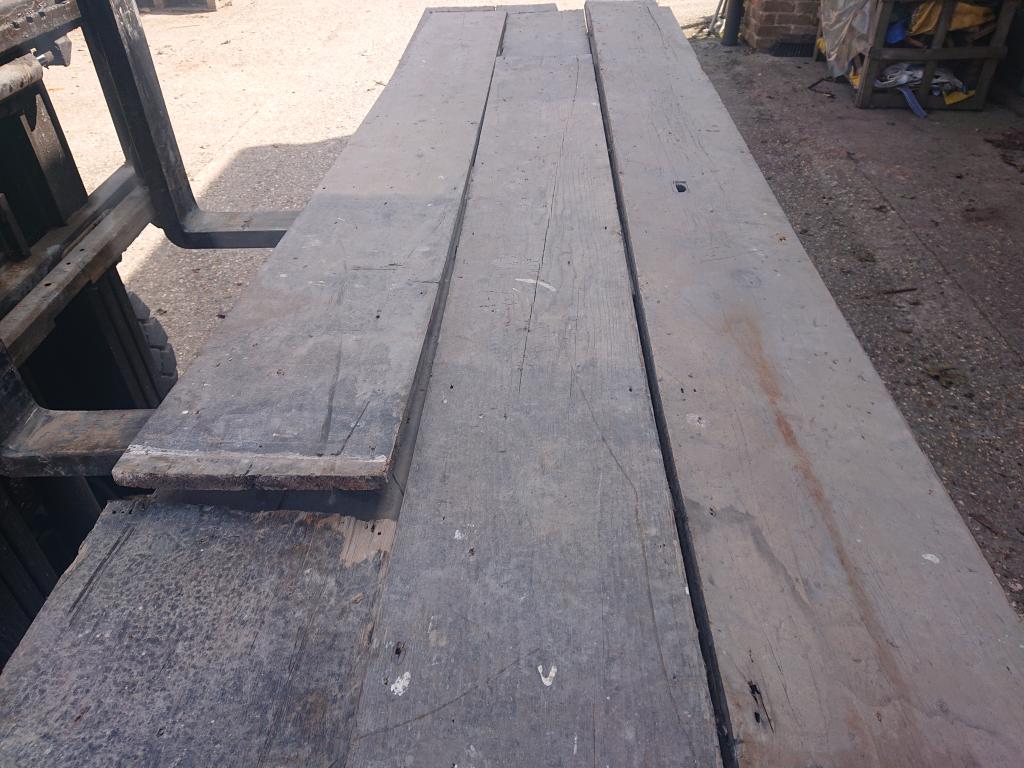 <p>Old Pine Floorboards, 10" wide 13 m2 in total.</p><p>Sold as one Batch</p>